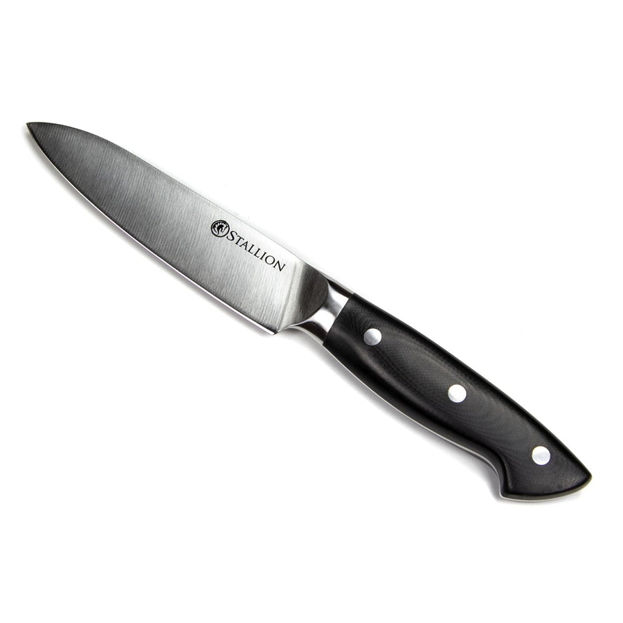 Stallion Professional Messer Officemesser 12,5 cm - Klinge: 1.4116 Messerstahl, Griff: G10 GFK