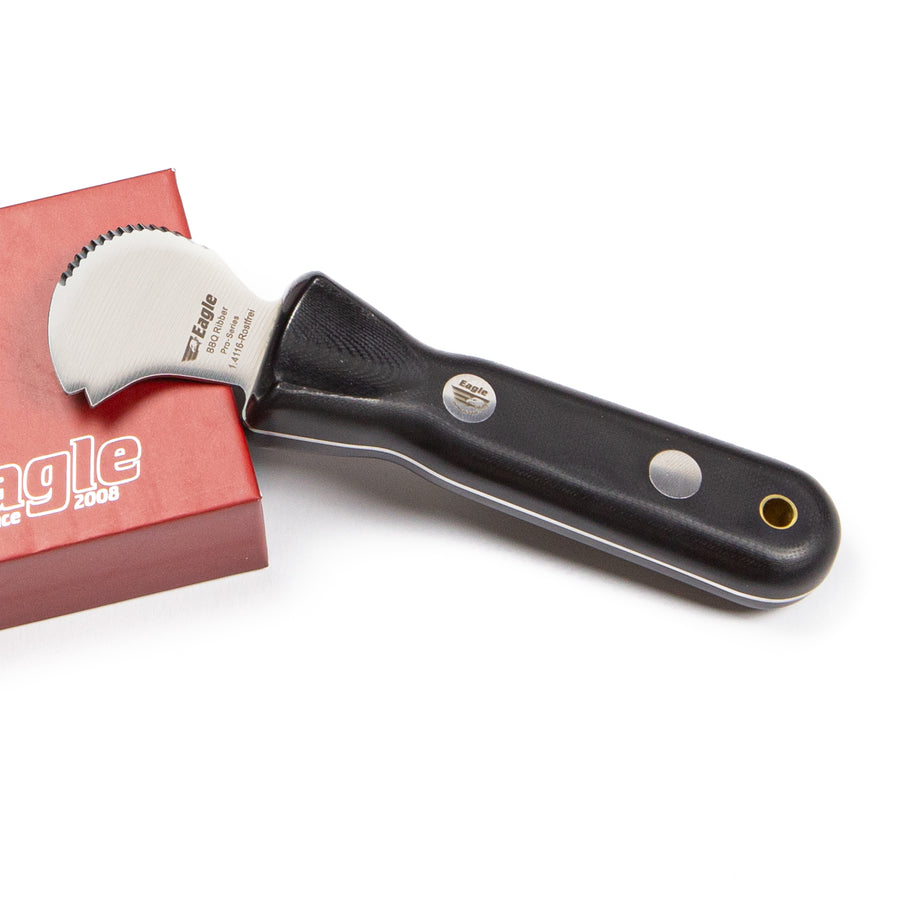 Eagle Professional - BBQ Ribber - Deutscher Messerstahl 1.4116 / Heftschalen: G10 schwarz