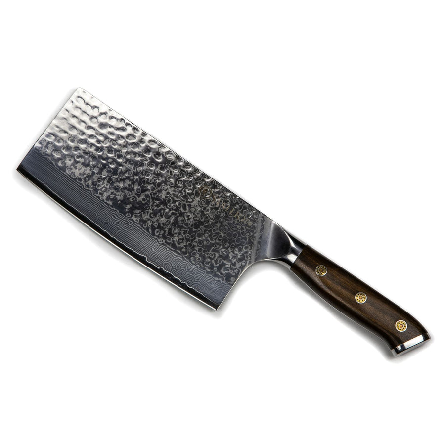 Stallion Damastmesser Ironwood Chinesisches Kochmesser 17,5 cm